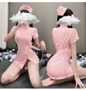 FEE ET MOI - Sexy Short-Sleeve Nurse Costume (Pink)